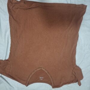 Aerie Brown Short Sleeve Tee
